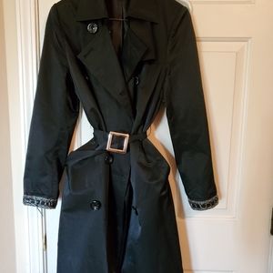 Satin vintage raincoat